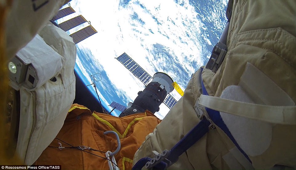 What a view: Replacing the receiver involved removing screws and connectors that were not designed to be worked on in space. Specific tools had to be delivered to the module in order to complete the complex and delicate work