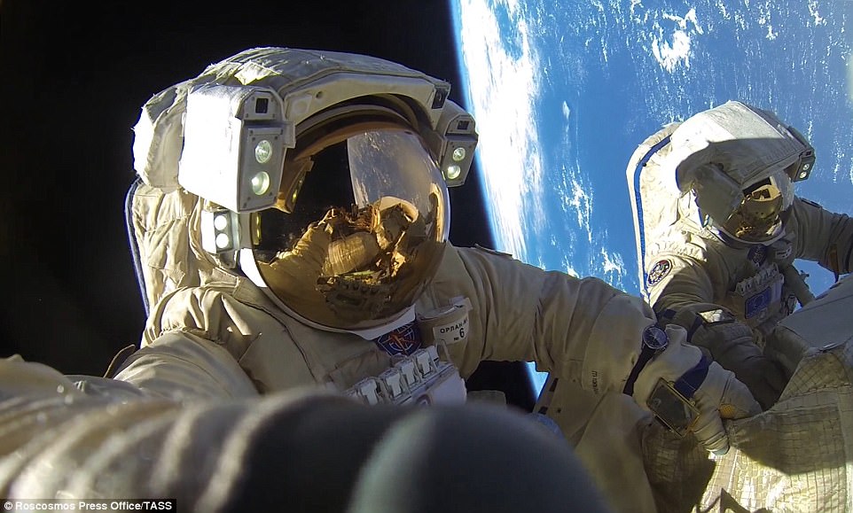 Ground control to Major (An)ton: Two cosmonauts have completed the longest ever Russian spacewalk spending 8 hours and 13 minutes outside of their rocket to install a new communications antenna. Stunning shots show Expedition 54 Commander Alexander Misurkin and Flight Engineer Anton Shkaplerov of the Russian space agency Roscosmos at work