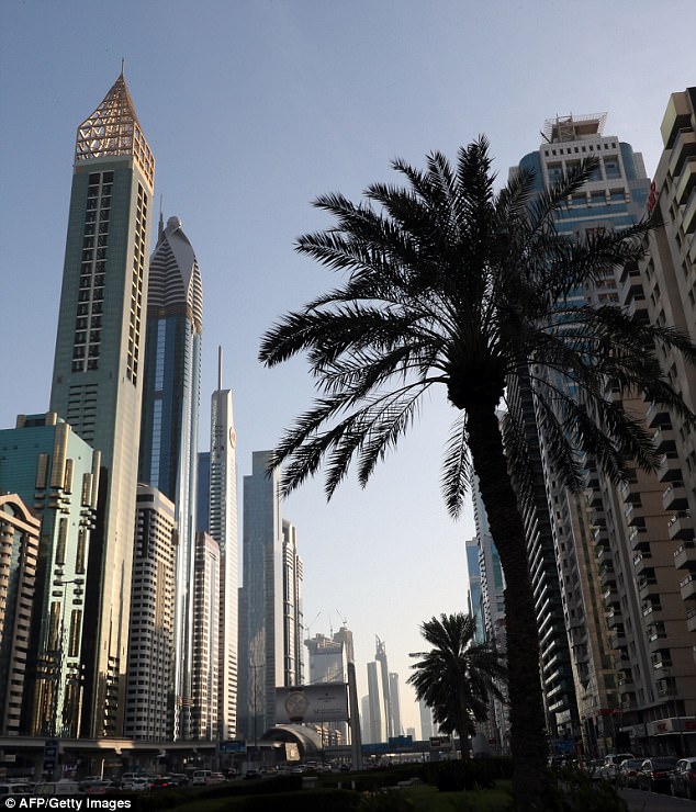 The gigantic hotel's first guests are expected to take up their shining new rooms on Monday