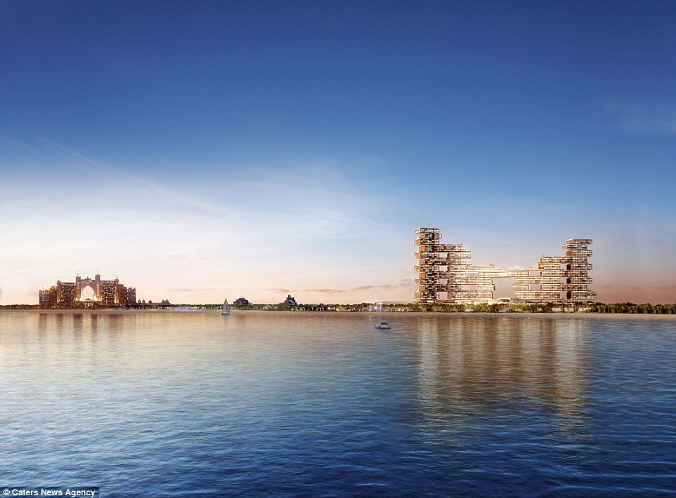 The Royal Atlantis, which is located next to the famed Atlantis resort on Dubai's man-made palm-shaped island, was masterminded as part of the emirate's drive to build up tourism revenue