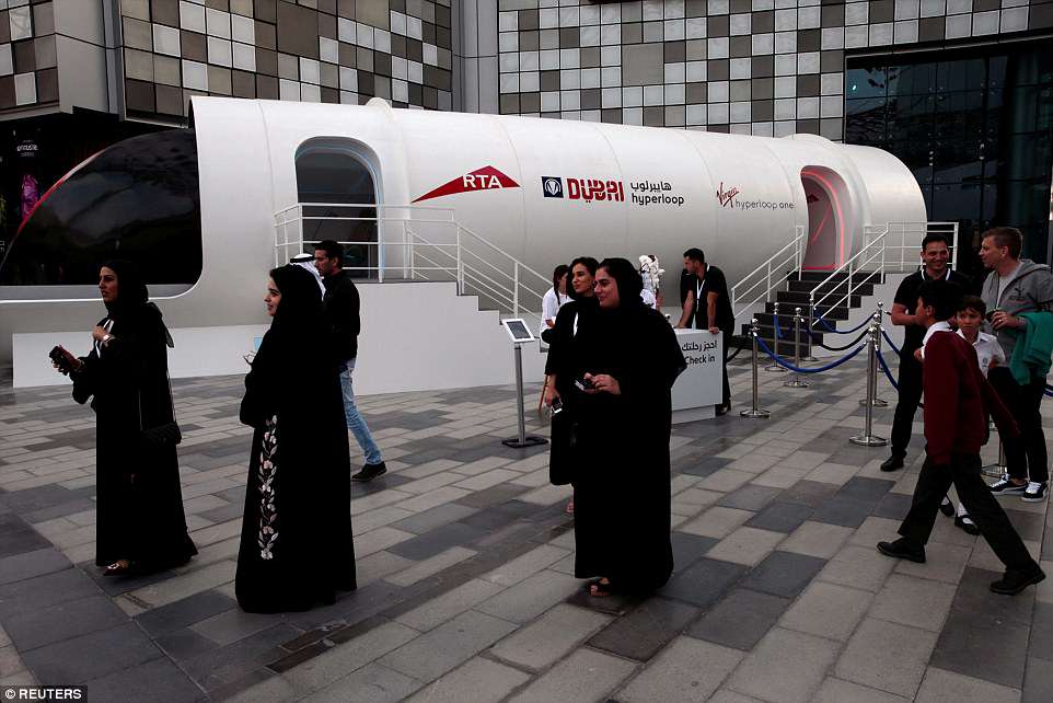 Richard Branson also announced a similar project for Mumbai a few days ago.  The system could later be expanded to link the UAE with neighbouring Gulf countries so that a trip between Dubai and Saudi capital Riyadh, which is currently two hours by plane, could be completed in under 50 minutes