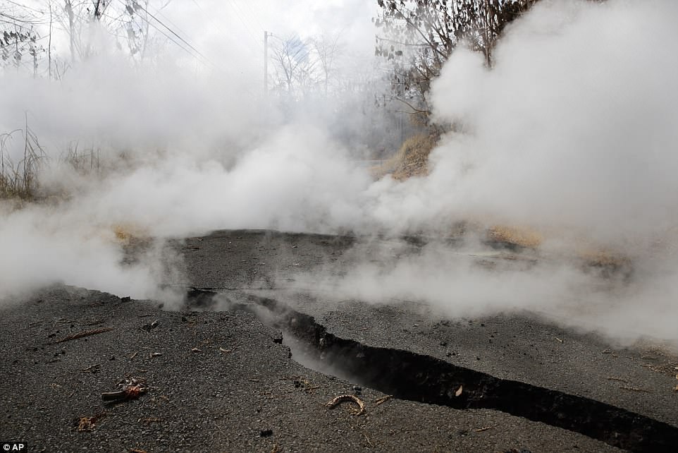 Kilauea's eruption has led to 15 fissures opening up, spewing toxic gases into the air