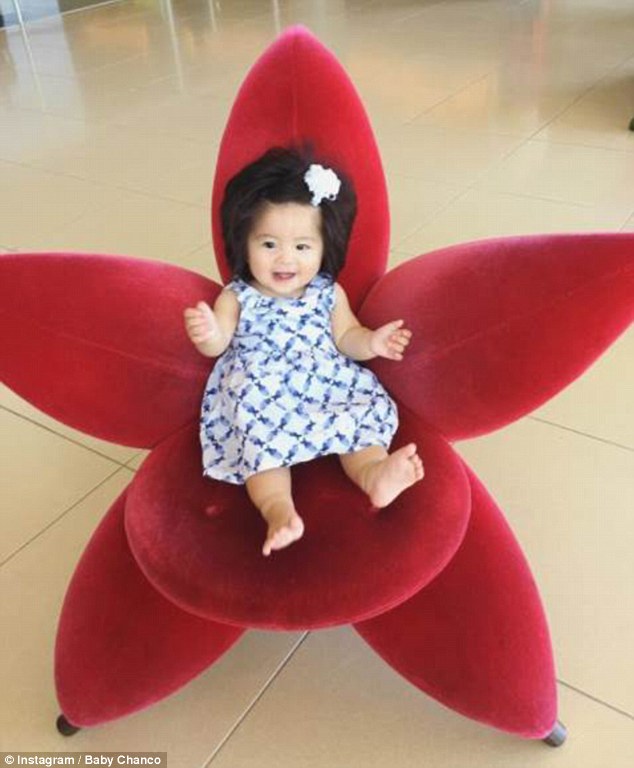 Her bouffant has shown no signs of slowing down, continuing to grow as she gets older 