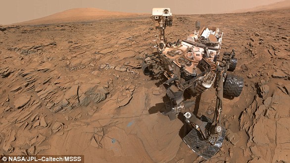 4e8f531b00000578-5990867-image-a-4_1532532213583 In 2012, Curiosity (pictured) was meandering over an ancient martian seabed when it examined a number of rocks that were exposed to liquid water billions of years ago