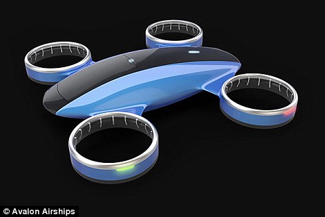 It is even equipped with a small, detachable drone that can carry medical supplies - including a defibrillator - to anyone injured below