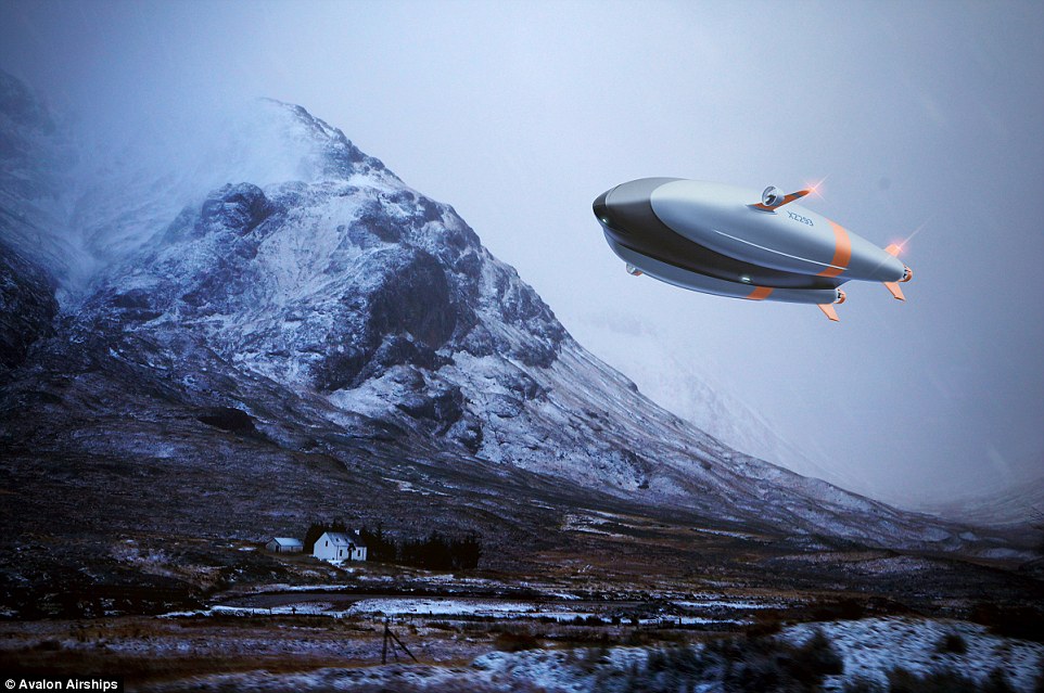 Avalon Airships says the vehicle was designed to fit a wide variety of applications ranging from commercial uses to ambulance, surveillance and policing applications