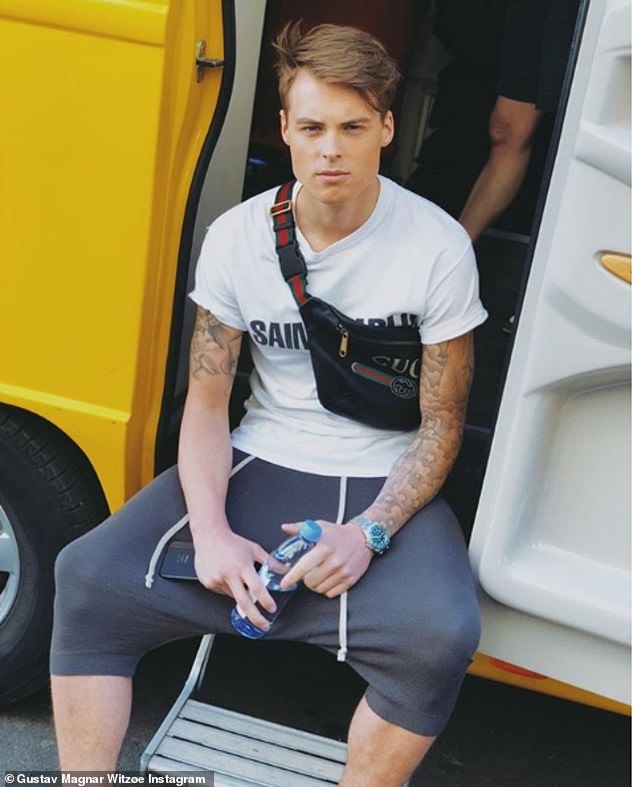 5115798-6285397-gustav_is_seen_wearing_a_saint_laurent_t_shirt_and_gucci_pouch_a-a-6_1539781530762 Gustav is seen wearing a Saint Laurent t-shirt and Gucci pouch as he shows off his tattooed arms in another post