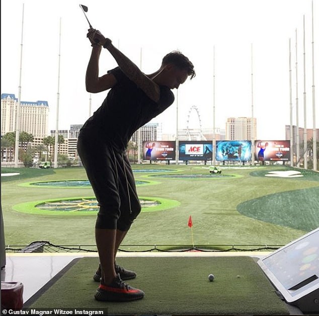 5115818-6285397-image-a-30_1539764961438 But despite his extravagant lifestyle Gustav appears to be single (Gustav seen on holiday in an unknown location)