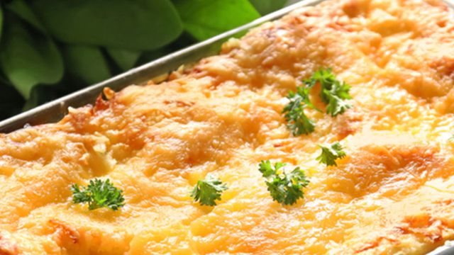 صينية الدجاج بالبطاطس والكريمة