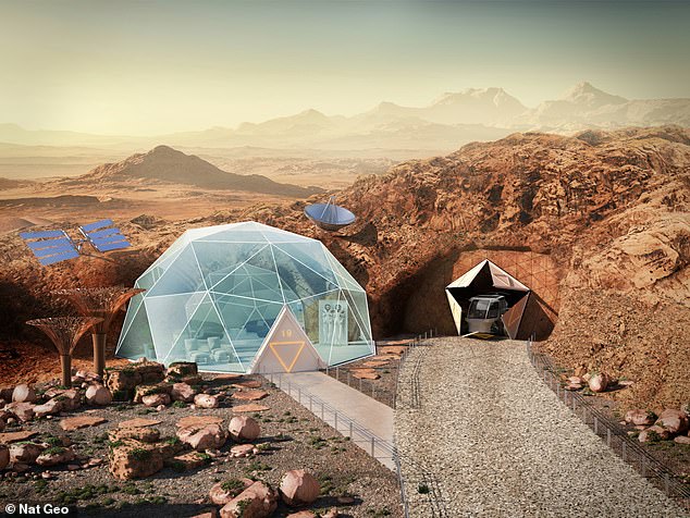 5876928-0-image-a-8_1541584771628 A step up the property ladder would be a family home that comes complete with garage, conservatory-style veranda and private garden for approximately £650,000 ($855,000)