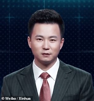 5939204-6368409-china_s_state_run_press_agency_xinhua_unveiled_its_first_ai_anch-a-91_1541697624691 China's state-run press agency Xinhua unveiled its first AI anchor (pictured) based on one of this human presenters Qiu Hao