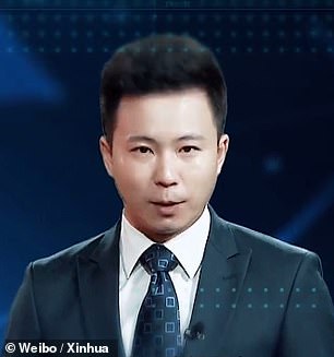 5939222-6368409-china_s_state_run_press_agency_xinhua_unveiled_its_first_ai_anch-a-90_1541697619802 China's state-run press agency Xinhua unveiled its first AI anchor based on one of this human presenters Qiu Hao (pictured)