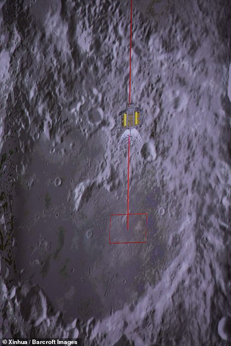 8079944-6555709-a_simulation_released_by_the_chinese_space_agency_cnsa_shows_how-a-4_1546559534407 A simulation released by the Chinese space agency (CNSA) shows how the probe, comprising a lander and a rover, would have landed at a preselected area on the far side of the moon