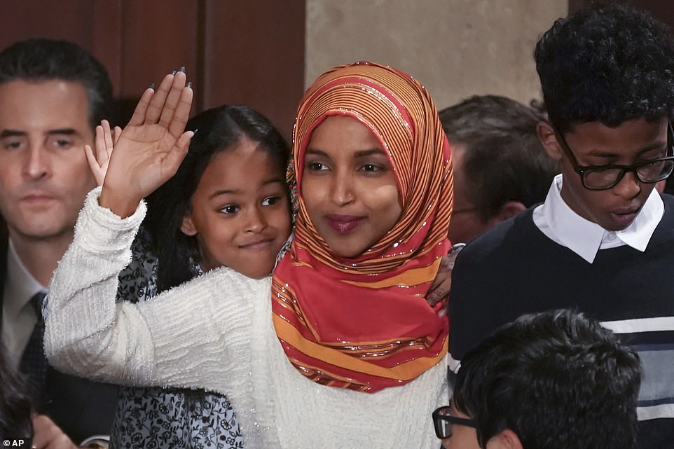 8110292-6555271-image-a-2_1546564174945 The 37-year-old who came to the U.S. as a refugee from Somali represents the fifth district of Minnesota