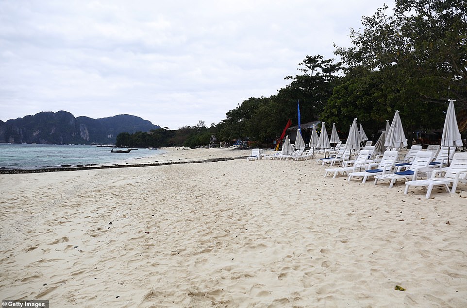 8126068-6556803-phi_phi_island_thailand_january_04_deserted_beach_due_to_people_-a-108_1546604302858 A beach on Koh Phi Phi in Thailand is deserted as people have left the island out of fear for the storm Pabuk