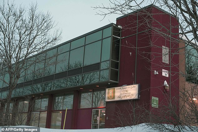 9579208-6684315-image-a-5_1549668614525 Bissonnette, now 29, pleaded guilty last March to six charges of first-degree murder and six of attempted murder. More than 50 people were at the Islamic Cultural Centre (pictured) in January 2017 when he began shooting during evening prayers