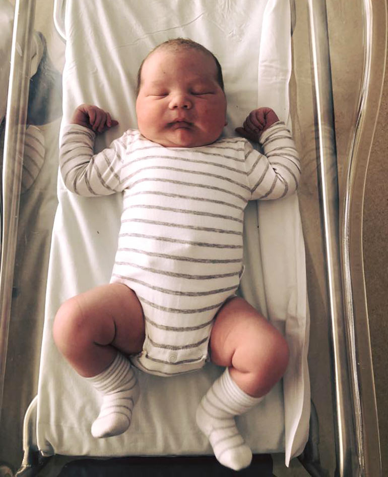 big-baby-parker-bell-birth big baby born in NSW parker bell