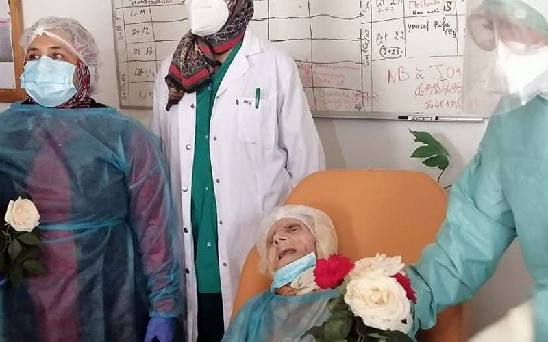 d985d8b1d98ad8b6d8a9-d981d8a7d8b3 مُسنّة مغربية في الـ 110 من عمرها تتعافى من فيروس كورونا (صور) - طنجة7