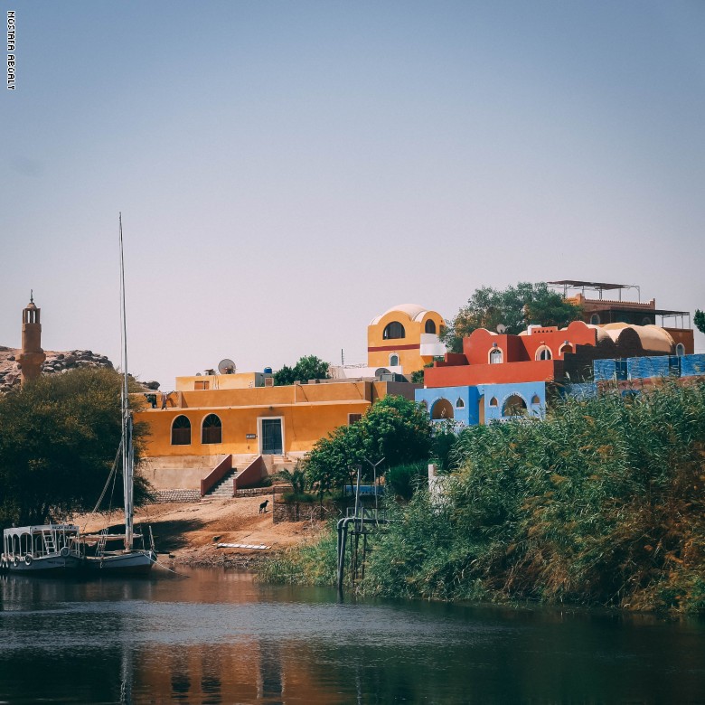قرية غرب سهيل النوبية في أسوان قرية غرب سهيل النوبية في أسوان