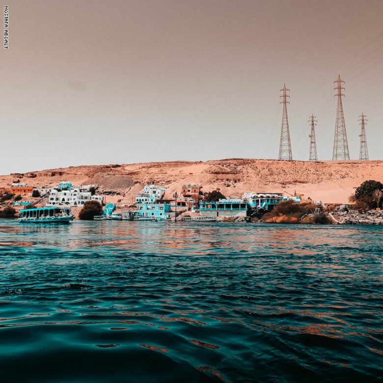 قرية غرب سهيل النوبية في أسوان قرية غرب سهيل النوبية في أسوان