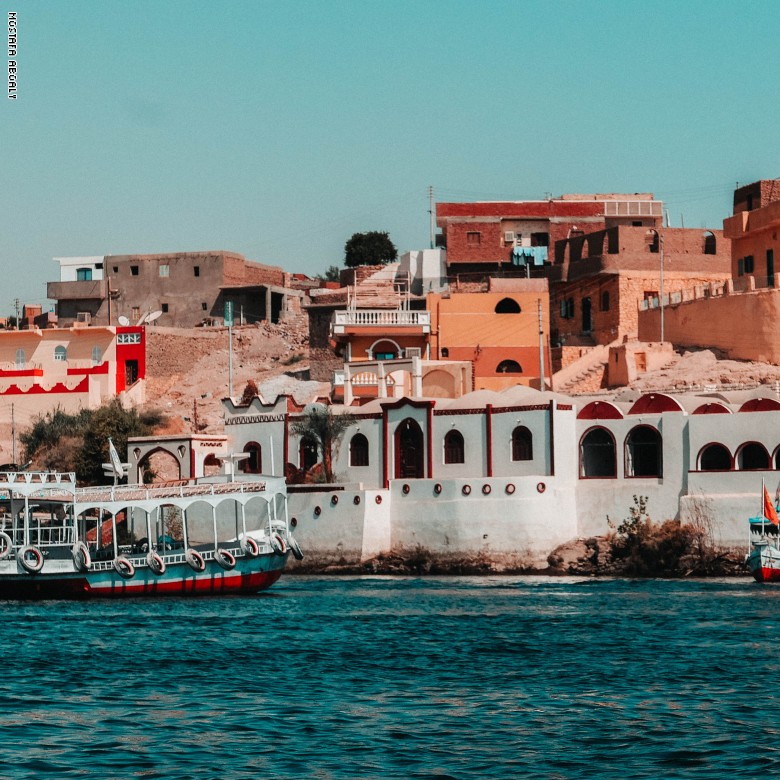 قرية غرب سهيل النوبية في أسوان قرية غرب سهيل النوبية في أسوان