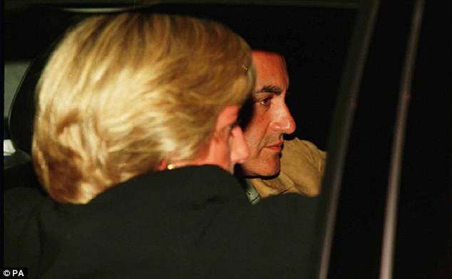 Diana arrived in Paris on 30 August 1997 with Dodi Fayed(pictured) after spending nine days together on his father Mohammed Al-Fayed's yacht in Sardinia