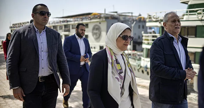 وزيرة الصحة المصرية هالة زايد وزيرة الصحة المصرية هالة زايد