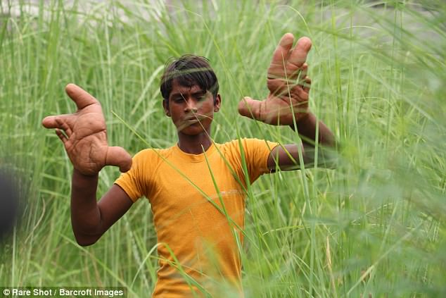 As Tarik has been refused admission to school, he spend his days working on a tea stall