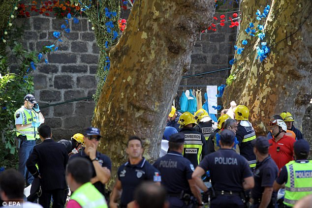 Victims: Local news reports that a baby in a pram and its mother are among those injured