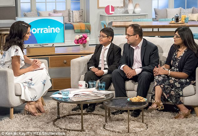 The youngster appeared on ITV's Lorraine to reveal he wants to be a financial adviser to share his knowledge with others 