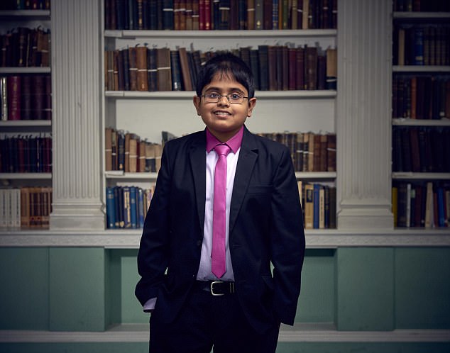 Rahul Doshi, 12, from Barnet, North London, is the favourite in this year's Child Genius