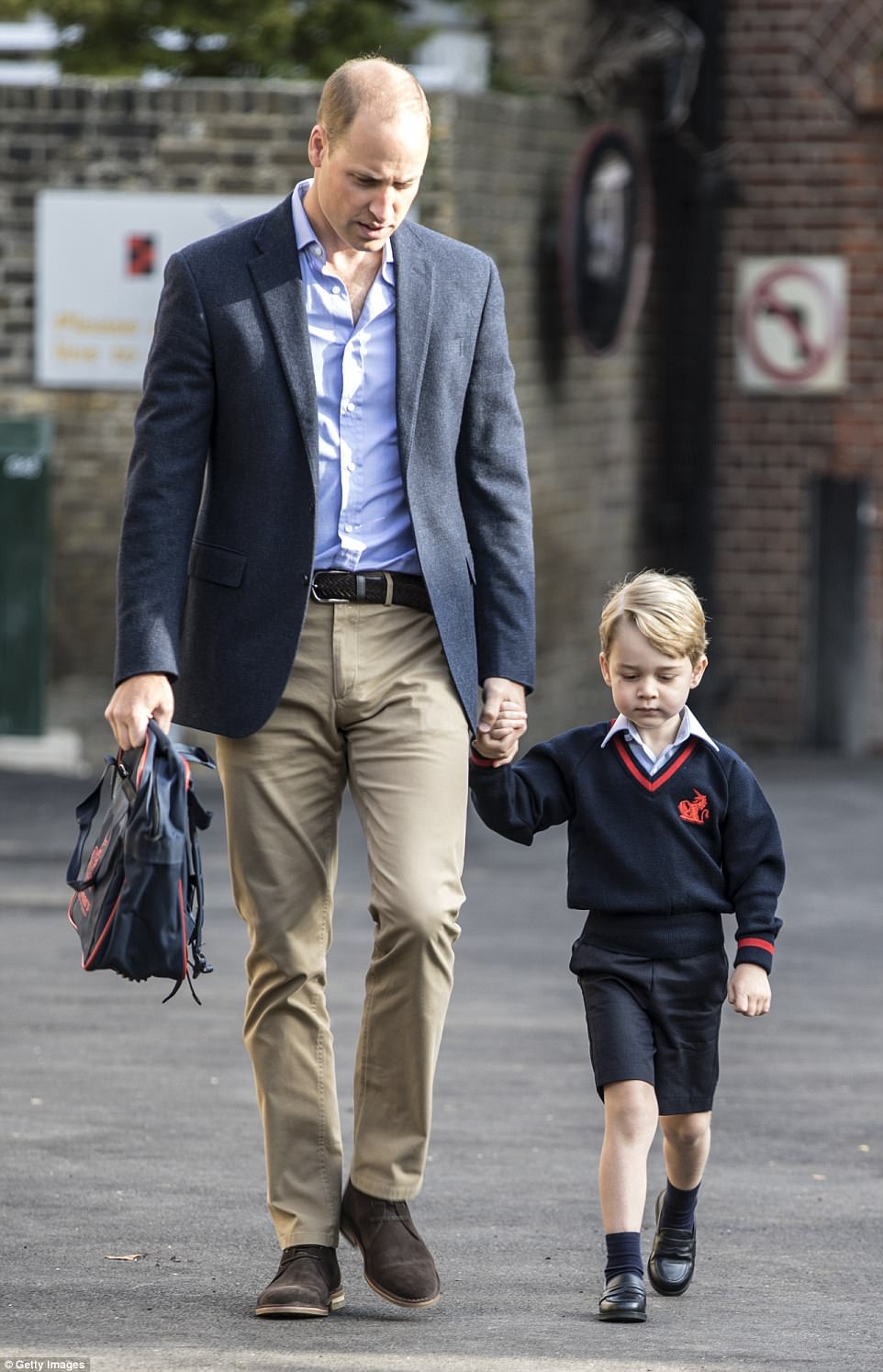 William and Kate, when she is feeling better, will try to do the school run as often as possible for their son, whose sister is also likely to attend the school