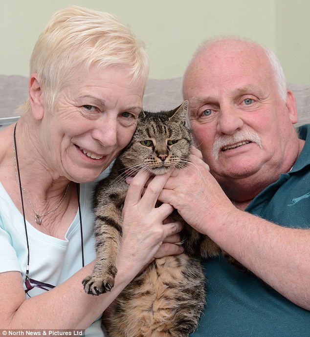 His heartbroken owners Liz and Ian Finlay, from Blaydon, Gateshead, Tyne and Wear, say the death of their beloved pet has left a massive hole in their lives