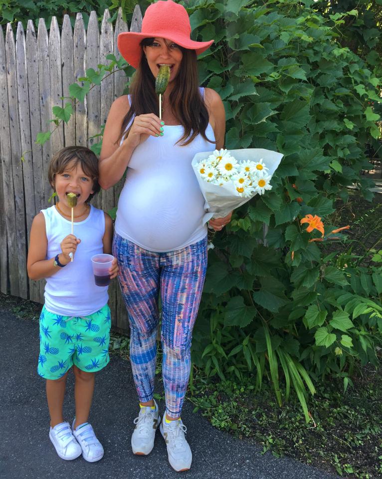 Libby, who is now 30 weeks pregnant, said she is thoroughly enjoying carrying her daughter