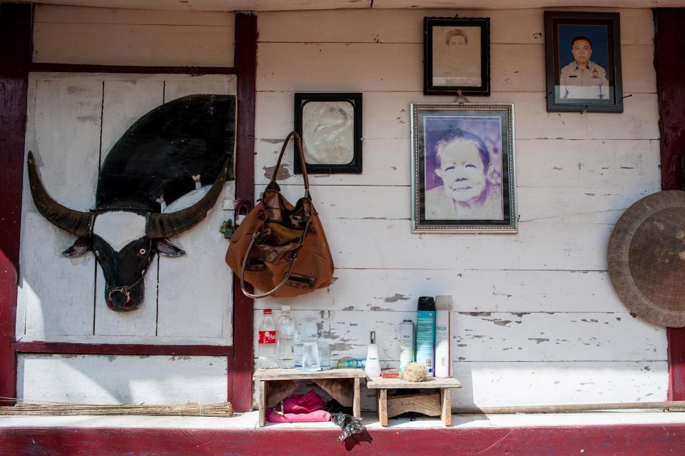 A shrine for Ne Rapong, who died in 1990