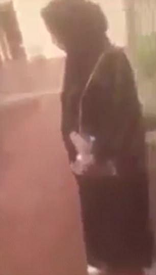 Women wearing hijabs are screamed at by a man in another shocking clip that has gone viral in Saudi Arabia