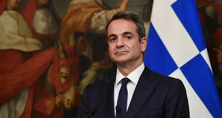 رئيس الوزراء اليوناني كيرياكوس ميتسوتاكيس رئيس الوزراء اليوناني كيرياكوس ميتسوتاكيس