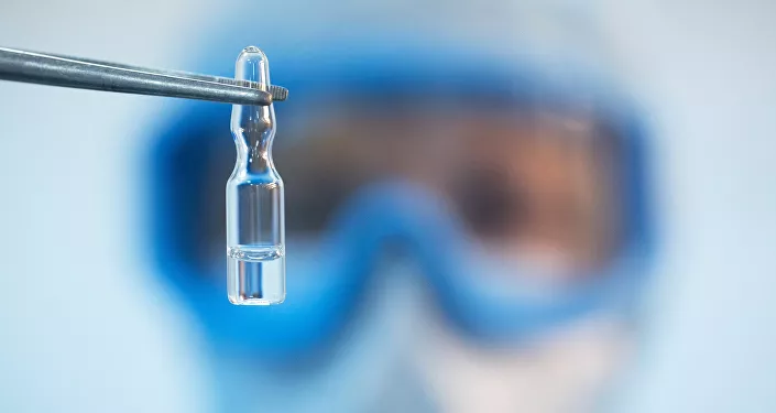 إنتاج لقاح ضد المرض الفيروسي كوفيد 19 في مصنع الأدوية بينوفارم بضواحي موسكو، أغسطس/ آب 2020 إنتاج لقاح ضد المرض الفيروسي كوفيد 19 في مصنع الأدوية بينوفارم بضواحي موسكو، أغسطس/ آب 2020