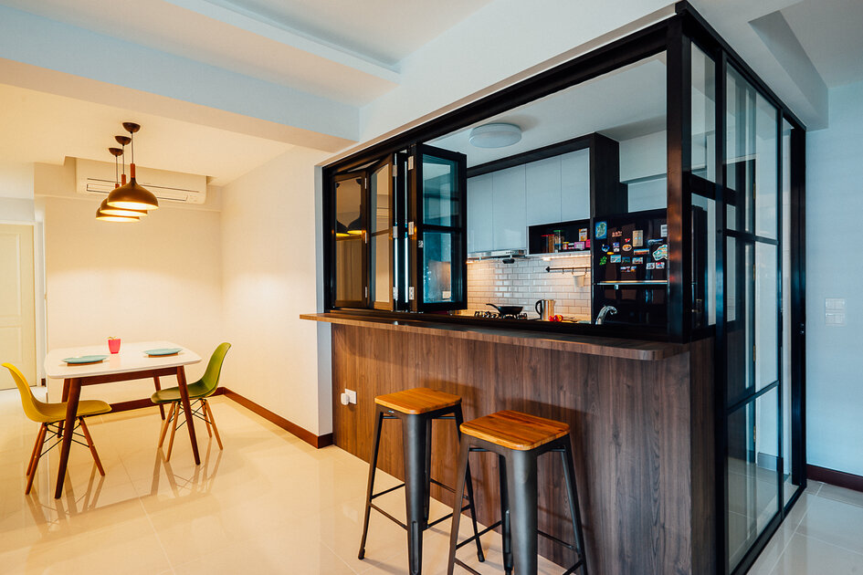 8 Ways to do a Semi-Open Kitchen in your HDB