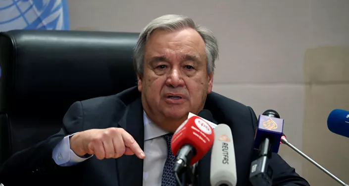 الأمين العام للأمم المتحدة أنطونيو غوتيريش الأمين العام للأمم المتحدة أنطونيو غوتيريش