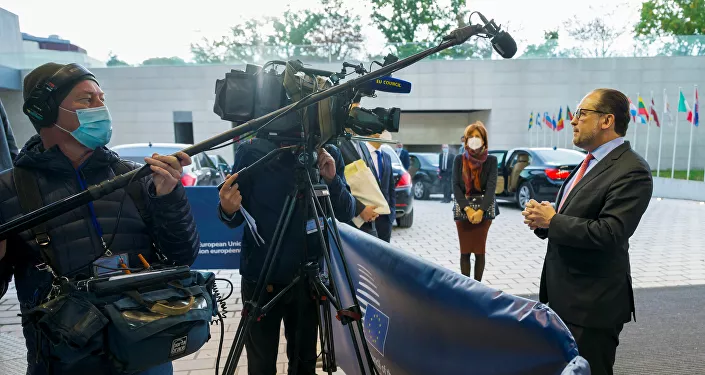 وزير الخارجية النمساوي ألكسندر شالينبرغ وزير الخارجية النمساوي ألكسندر شالينبرغ