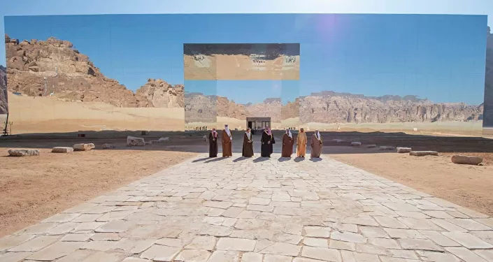 اجتماع قادة الخليج في وجود أمير قطر في محافظة العلا السعودية اجتماع قادة الخليج في وجود أمير قطر في محافظة العلا السعودية