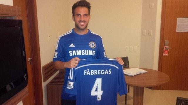 Fabregas with Chelsea