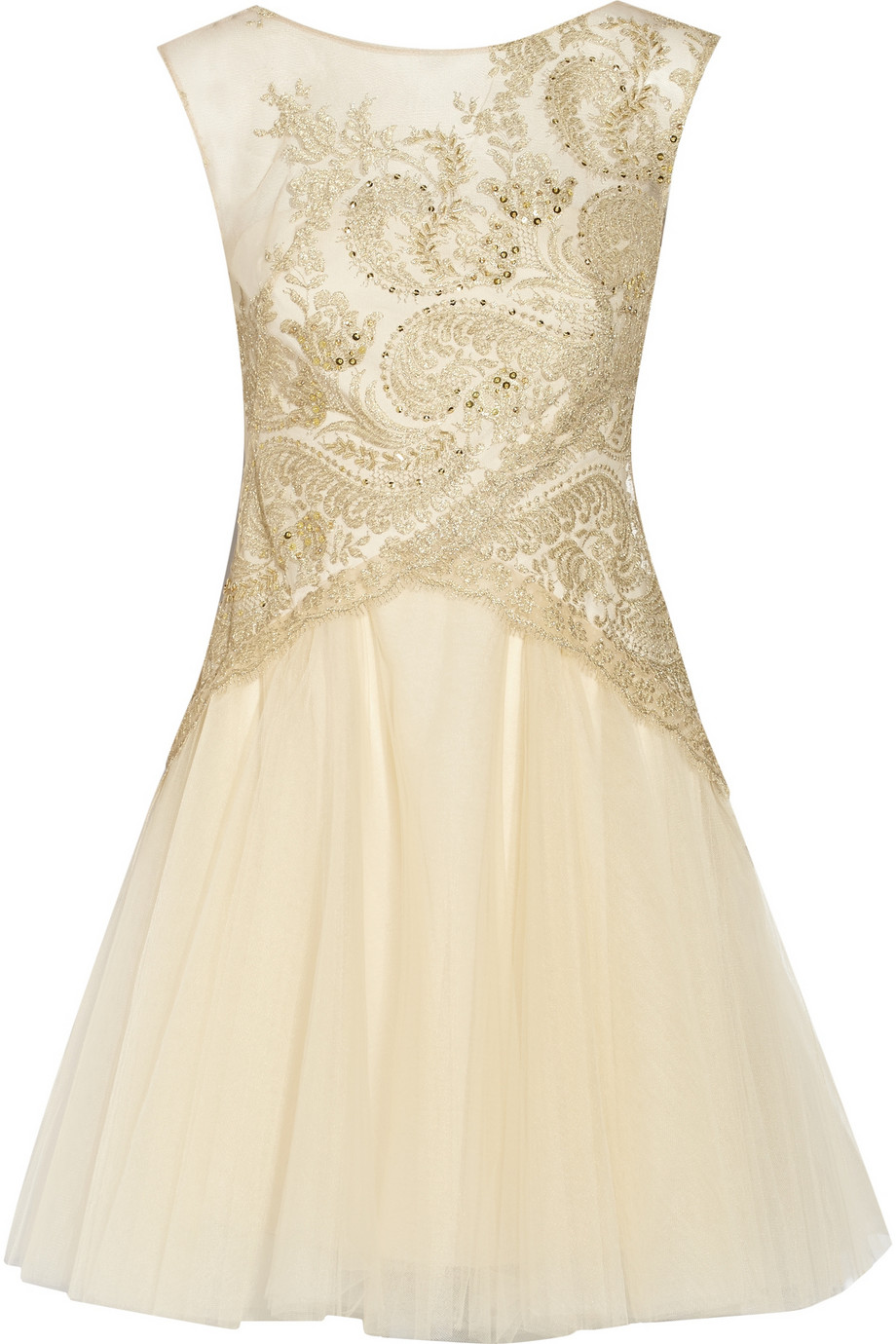 فستان تل من مارتشيسا marchesa