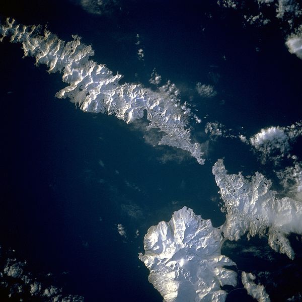 Aleutians from space