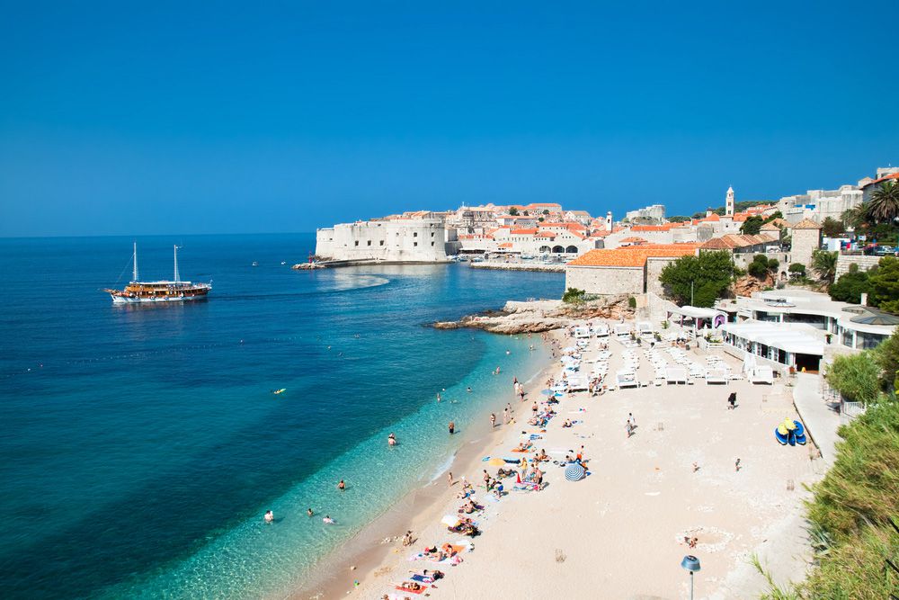 beaches in South Dalmatia
