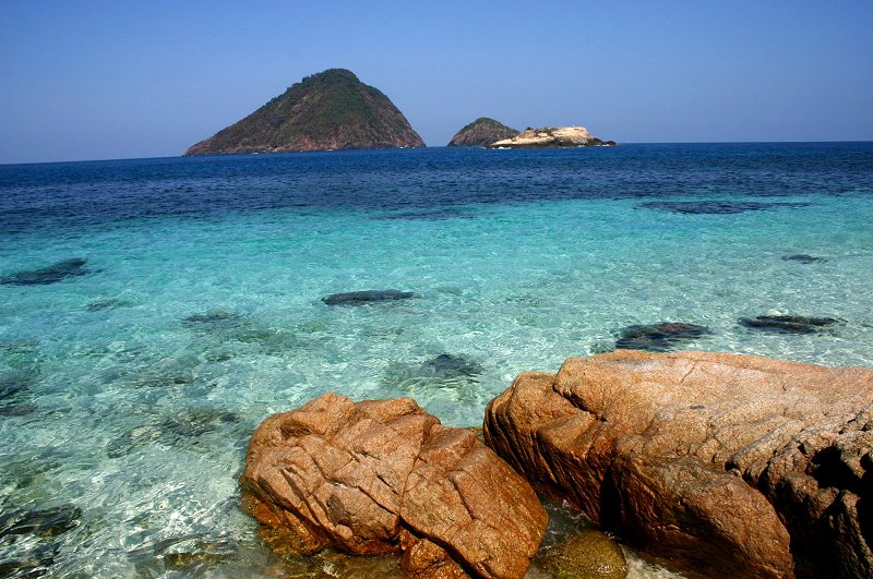 Beautiful island with magnificent