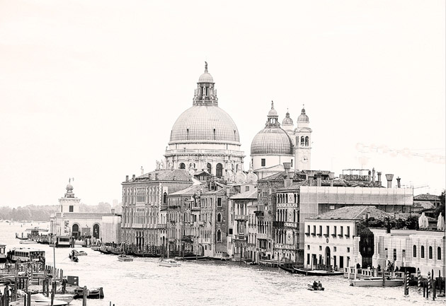 Black and white Venice