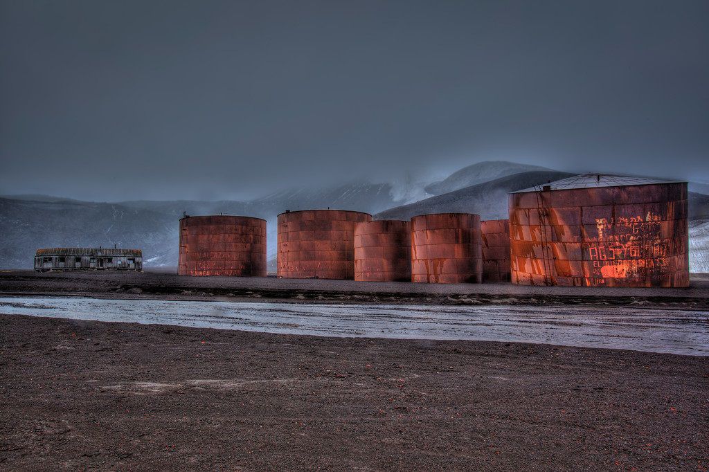 Deception Island was lacking in the colonies of cute penguins