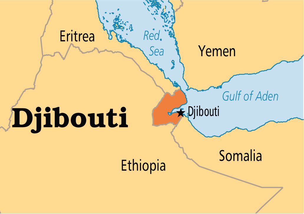 Djibouti Map